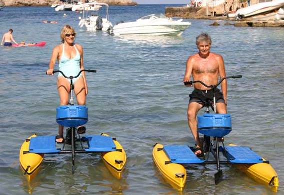 Hydrobikes are great for couples to have fun and get fit!