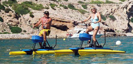 You will love riding Hydrobikes with a spouse or friend.  Peaceful conversation and quiet moments while travelling on your favorite waterway.