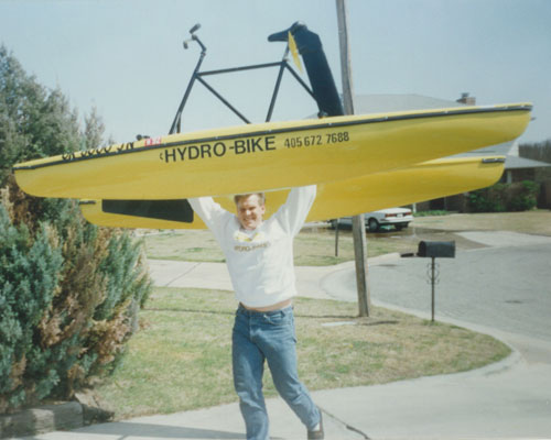 Hydrobikes are lightweight